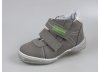 Kožená kotníčková dětská obuv zn. ESSI (šedá).S2264